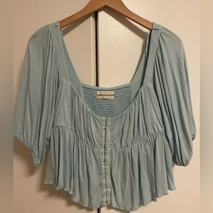 Minty blue top from Urban Outfitters